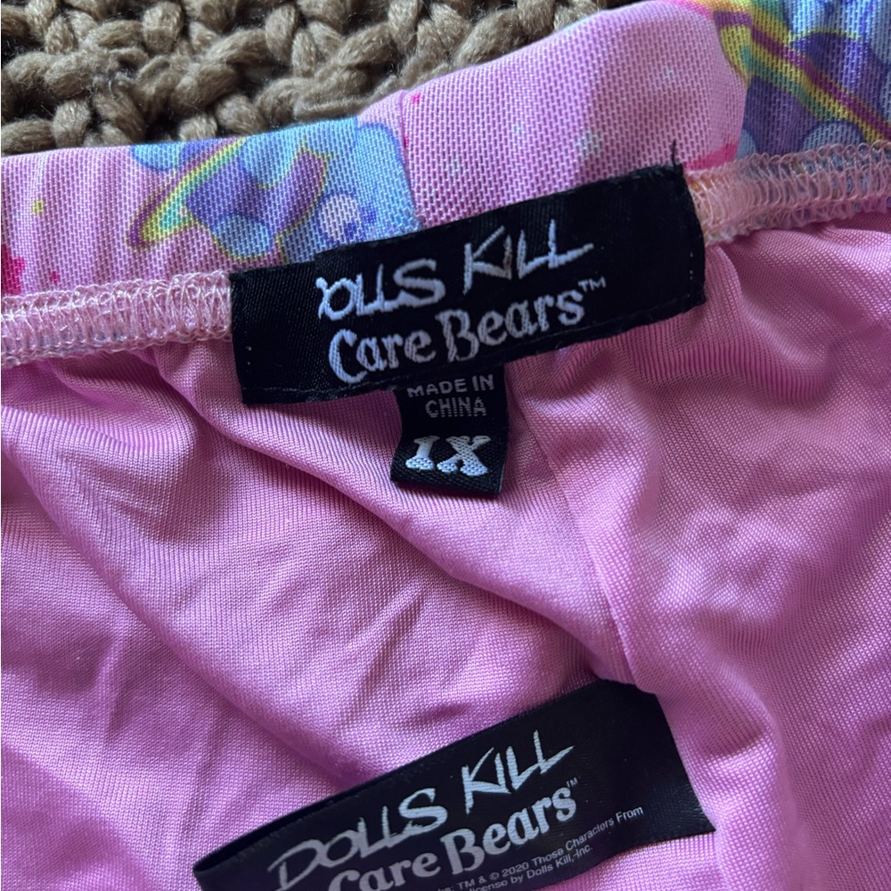 Dolls Kill Care Bear Flares Size 1X - Picture 3 of 3